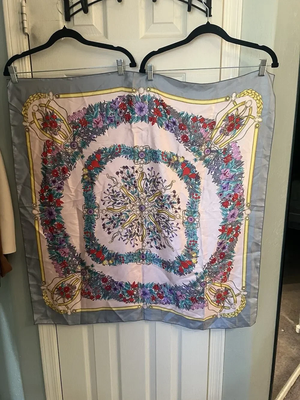 VTG Unbranded Silk Scarf